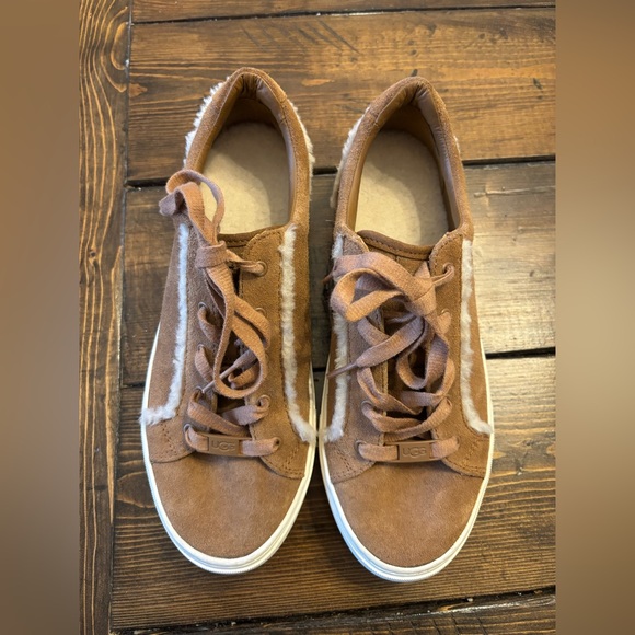 Ugg Zilo Heritage Shearling Lined Sneakers Women's Size 8 - Picture 2 of 11